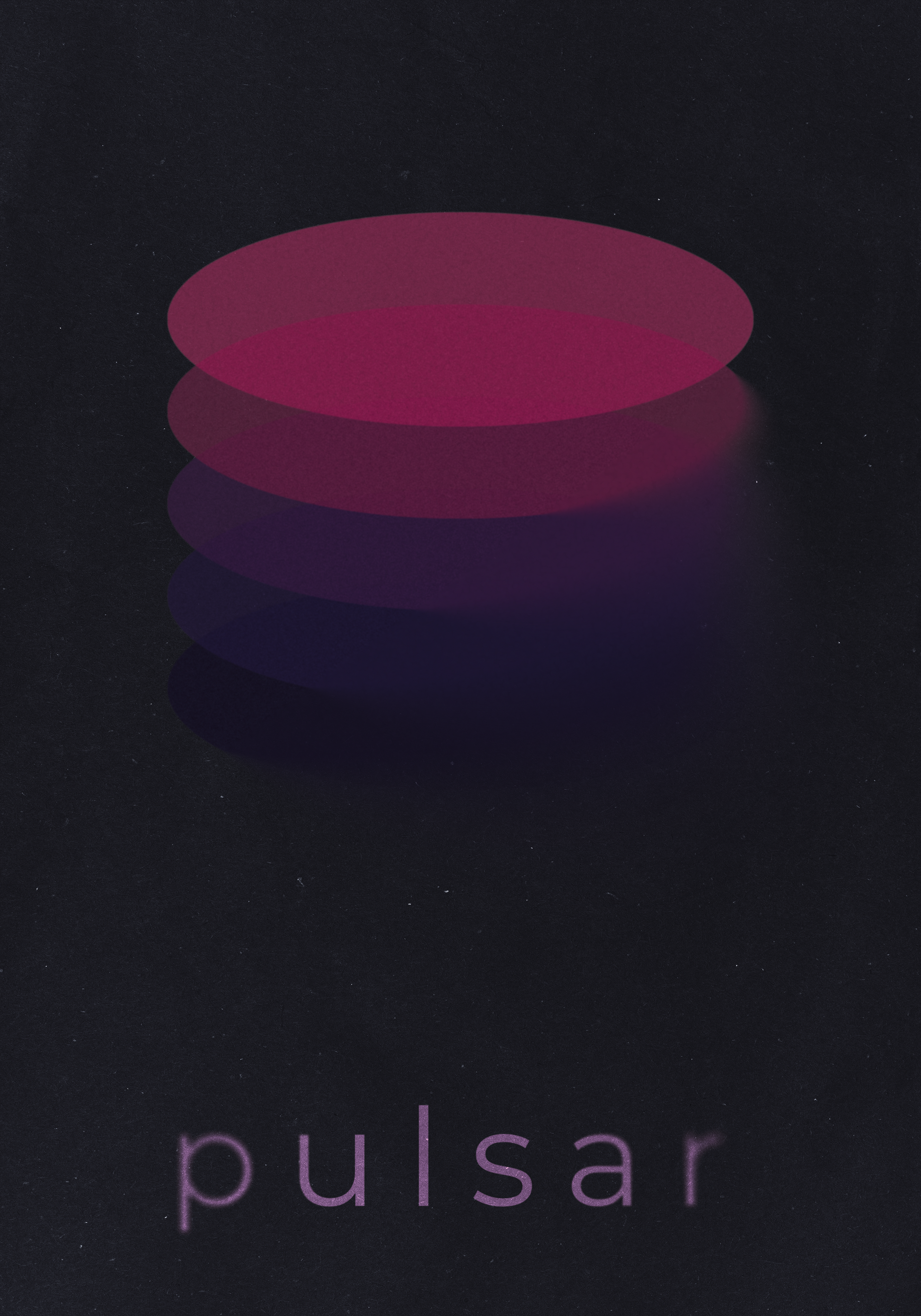 Affiche Pulsar – Design Moderne en Magenta et Violet - AFFICHA